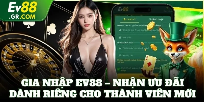 Gia nhập EV88 – Nhận ưu đãi dành riêng cho thành viên mới